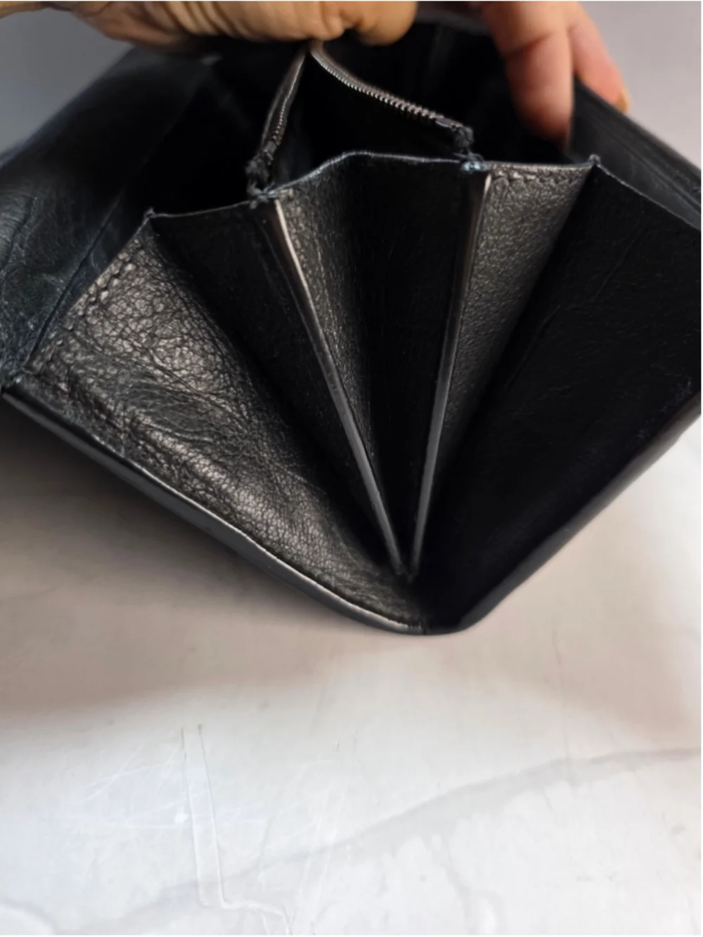 Saint Laurent YSL Black Leather Wallet